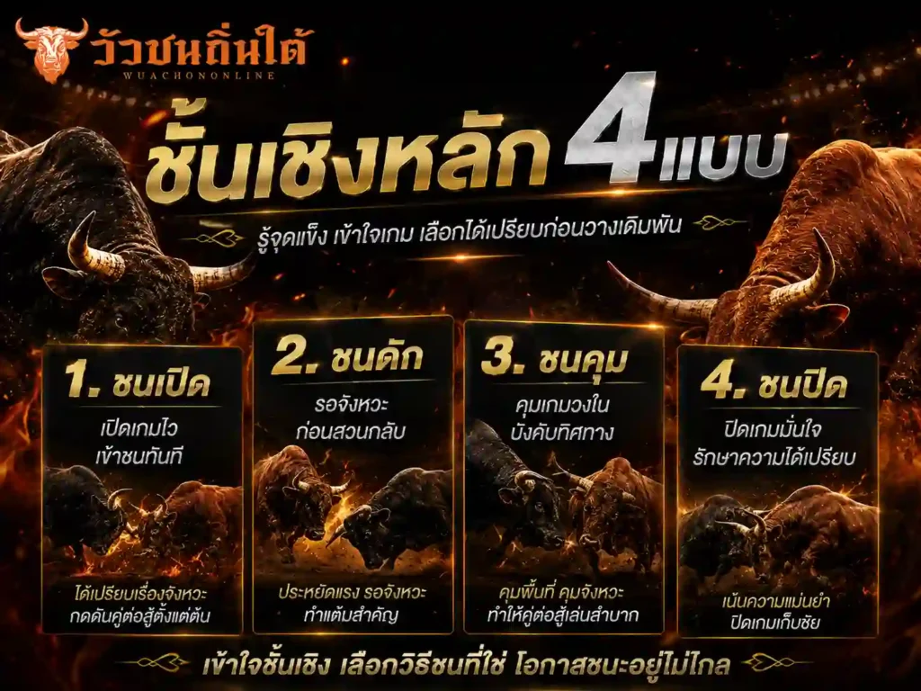 ชั้นเชิงหลัก 4แบบ