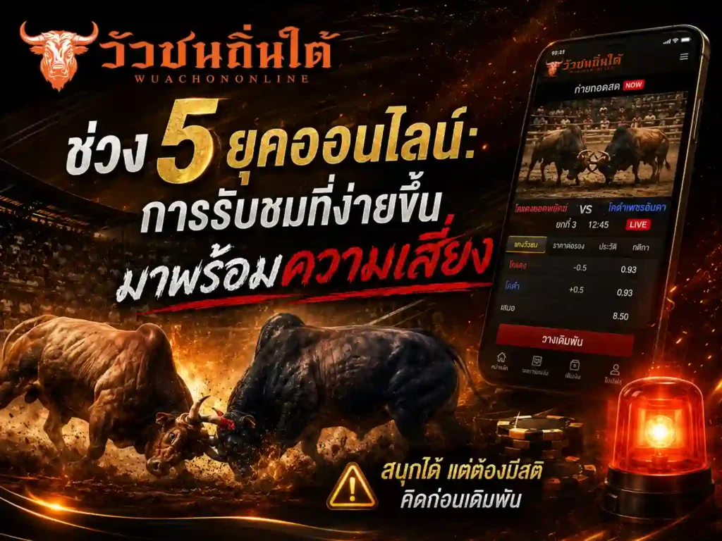 ช่วง 5-ยุคออนไลน์: การรับชมที่ง่ายขึ้นมาพร้อมความเสี่ยง