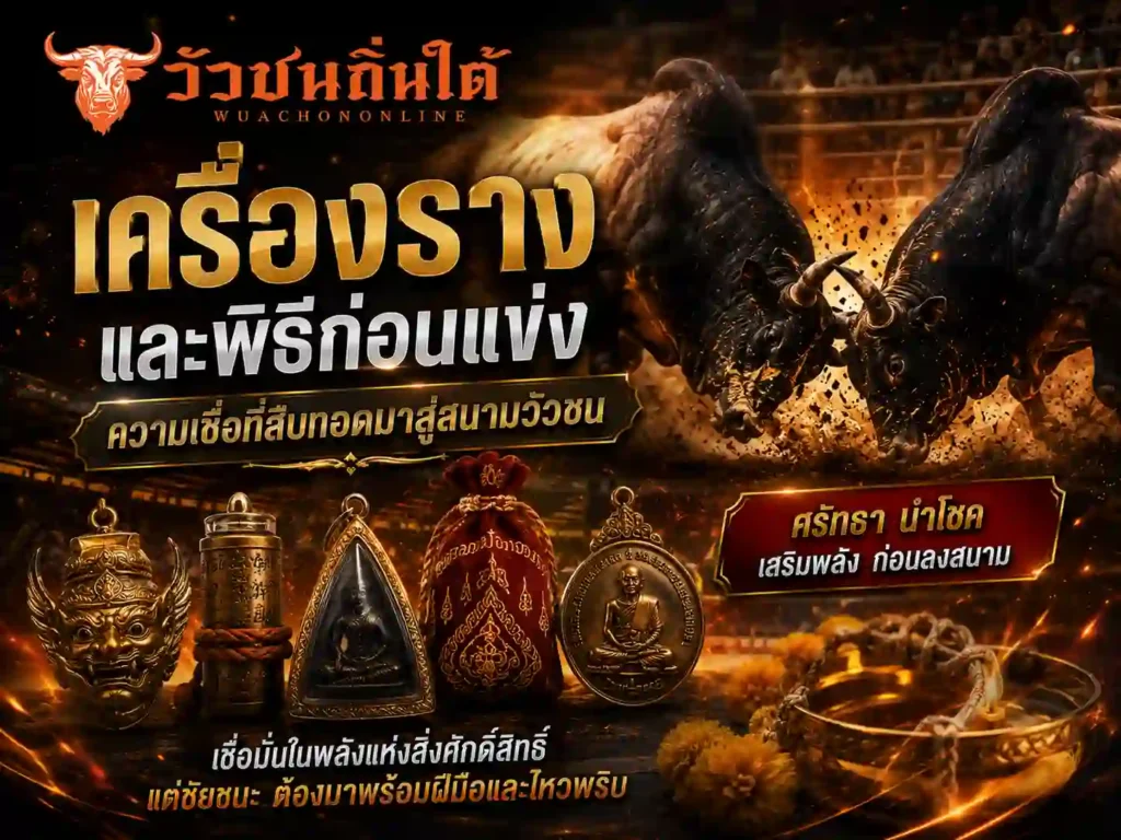 เครื่องรางและพิธีก่อนแข่ง